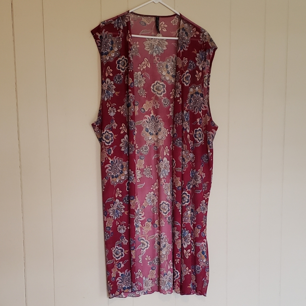 3x sheer kimono